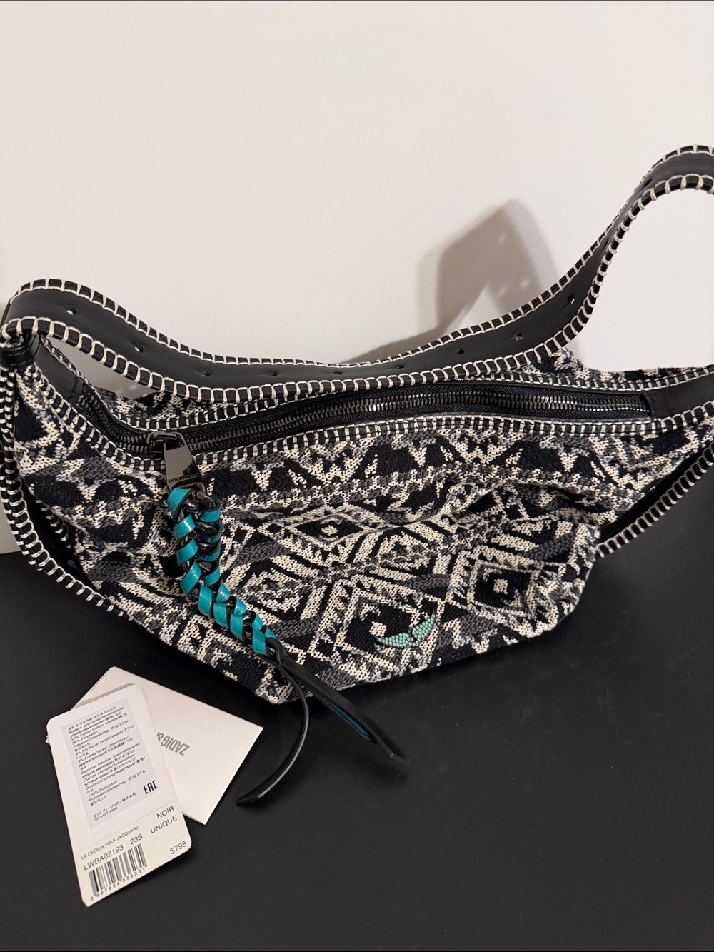 Zadig & Voltaire Le Cecilia Folk Jacquard Bag